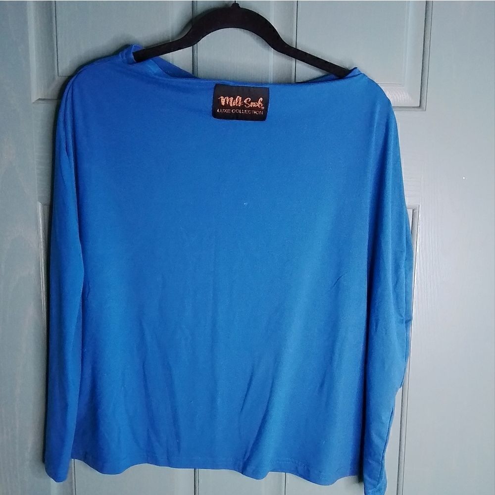 Milk snob luxe, nursin cover up,  blue
